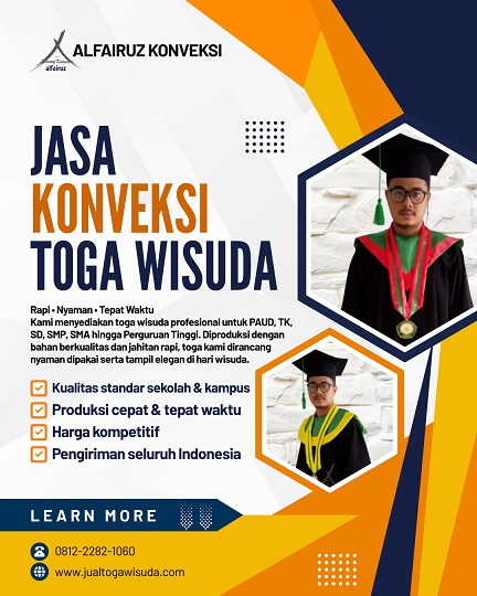Jual Toga Wisuda Murah Berkualitas Kota Bitung