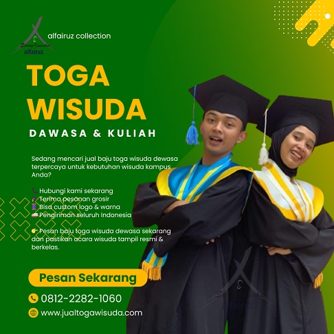 Produsen Toga Wisuda Murah Berkualitas Palu Sulawesi Tengah