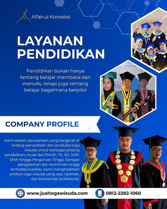 jasa pembuatan toga wisuda murah berkualitas Jakarta Barat