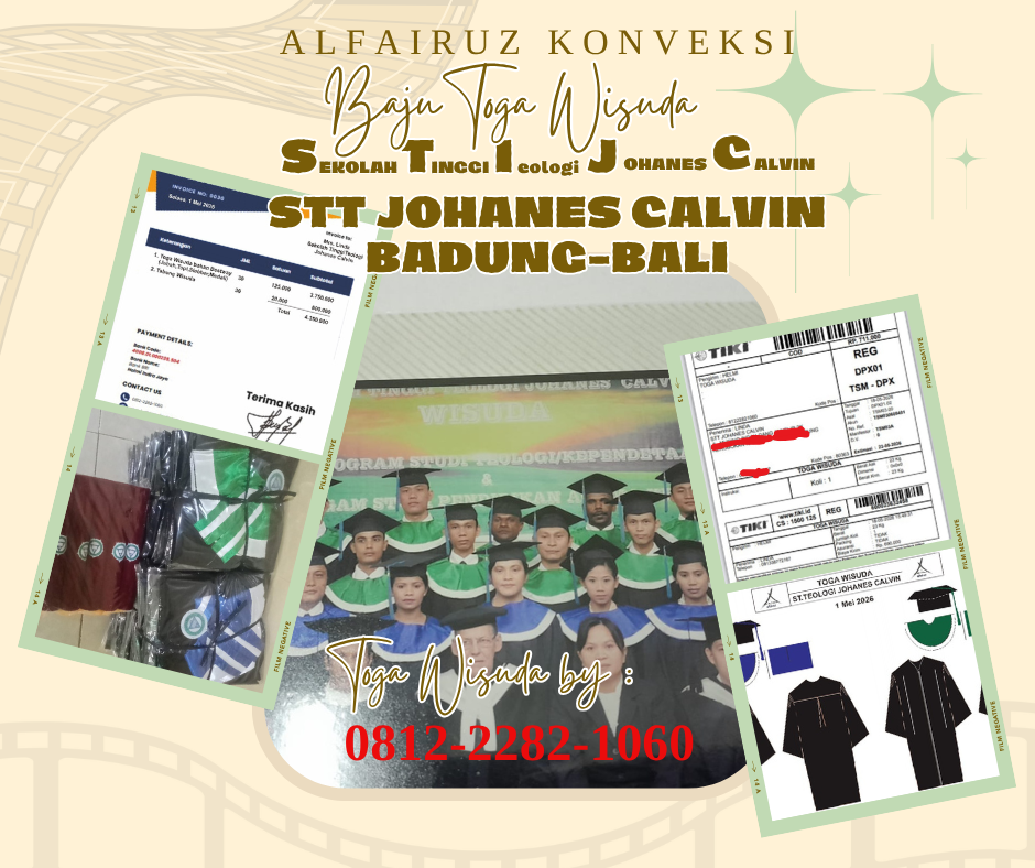 Jual Toga Wisuda Sekolah Tinggi Teologi di Badung Bali Jual Toga Wisuda Sekolah Tinggi Teologi di Badung Bali