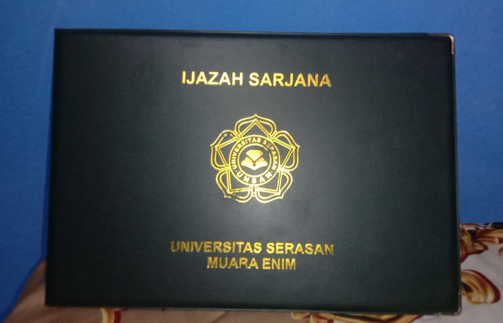 Tempat Pembuatan Map Wisuda Sarjana Universitas Serasan Muara Enim Sumatera Selatan