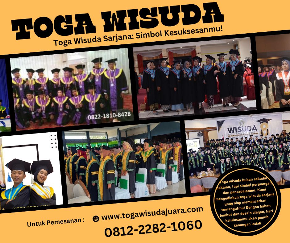 toga wisuda sarjana berkualitas