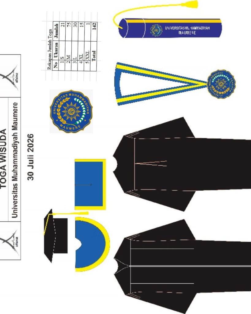 toga wisuda sarjana Maumere